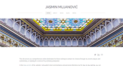 Desktop Screenshot of jasminmujanovic.com